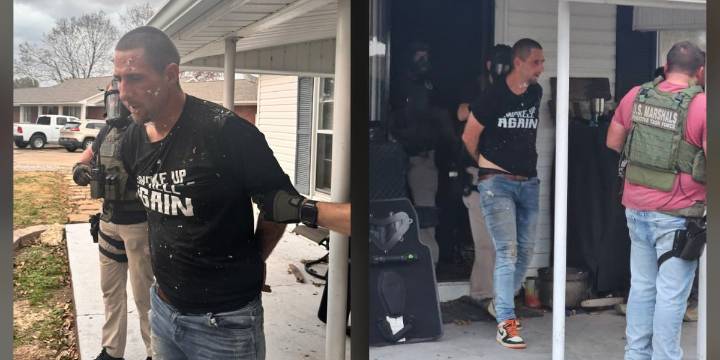 Man accused of striking police K