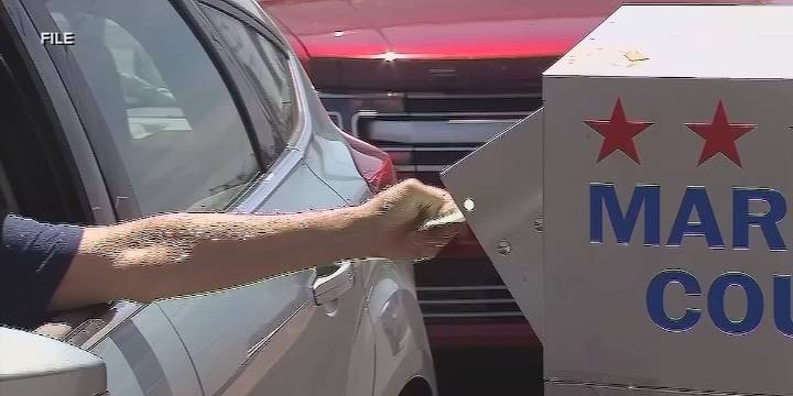 Early returns shows voters divided on Prop 409, the Valleywise Health bond