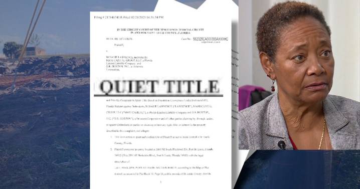 Port St. Lucie woman gets her stolen land back after year