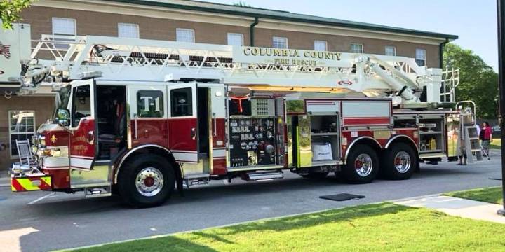 Columbia County fire recruit dies during on