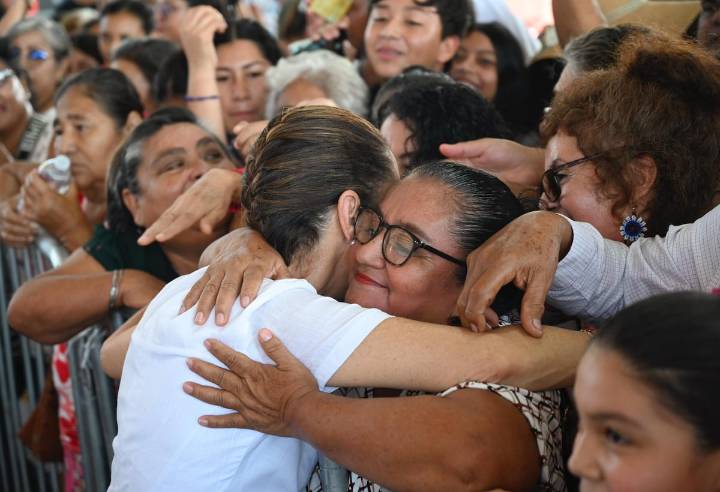 “Nos ha ido bien y el año que viene nos va a ir mejor”, asegura Sheinbaum desde Campeche