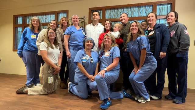 Maineville mother reunites with medical team after near