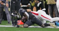 Alvin Kamara's status uncertain after knee injury vs Atlanta