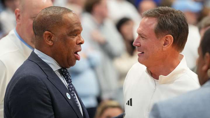 PHOTOS: Kansas at UNC basketball blue-blood showdown in Chapel Hill