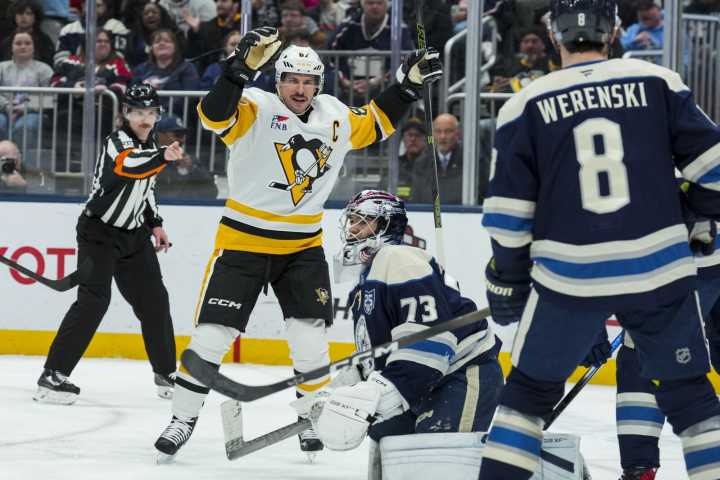 Kris Letang's OT goal caps Penguins' rally vs. Blue Jackets - The Rink Live | Coverage of youth, junior, high school and college hockey