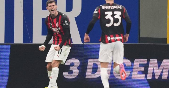 Pulisic scores and Maignan saves a penalty as Milan beats Inter in Serie A derby