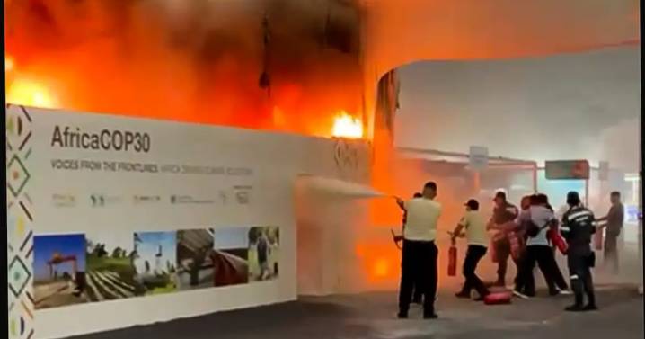 COP30: Controlado el incendio desatado en el pabellón central en Belém