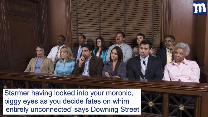 We're definitely not scrapping jury trials because you're idiots, says Labour