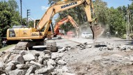 El Municipio inició la obra hidráulica y repavimentación del acceso a Presidente Derqui