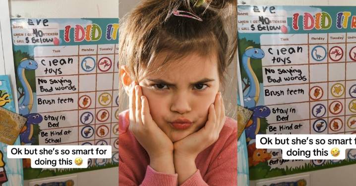 Daughter Finds Bad Word “Loophole” on Mom’s Rewards Chart, Internet Loves It
