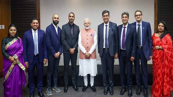 ‘Fruitful interaction’: PM Modi after meeting Indian-origin tech entrepreneurs in Johannesburg