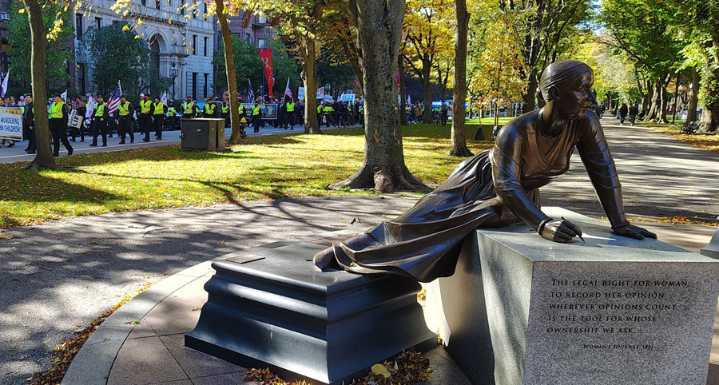 Men who think abortion is too important to leave to the womenfolk hold their annual forced