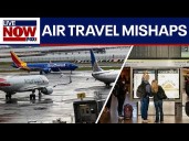 Focus shifts to air travel mishaps as shutdown and delays continue