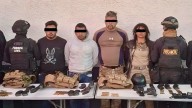 Arrestan a 4 presuntos integrantes de grupo delictivo en Linares