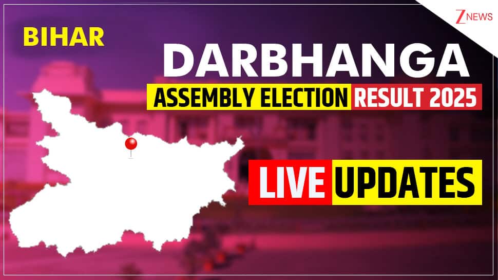 Darbhanga Election Results 2025 Live Updates: BJP's Sanjau Sarangi Leading