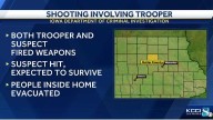 Iowa police shooting: Suspect hurt, trooper on leave after shooting incident