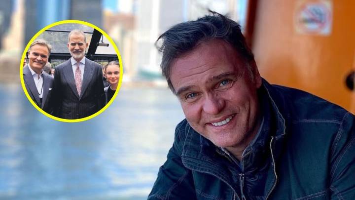 "Su majestad": Amaro Gómez-Pablos y su hija Julieta se tomaron una foto con el Rey de España