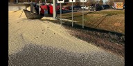 Grain spill from flipped semi slows traffic in Henderson