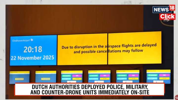 Tráfico aéreo interrumpido brevemente en aeropuerto de Países Bajos tras sobrevuelo de drones