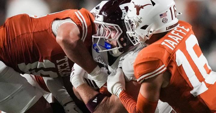 Texas A&M's perfect season spoiled by rival Texas, but playoffs await for the Aggies