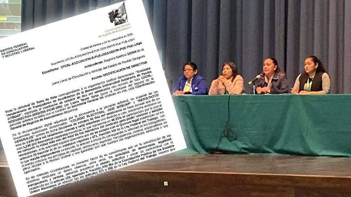 Conciliación niega toma de nota a Haydee López de SITBUAP, por irregularidades en su proceso de votación