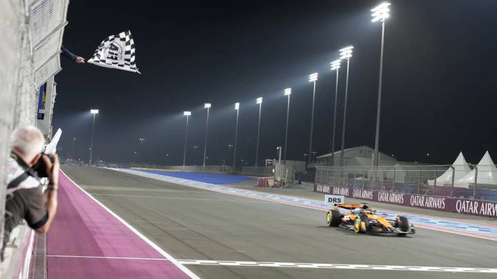 Gran Premio de Catar: Piastri gana la sosa carrera Sprint y Alonso acaba séptimo