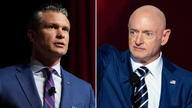 Hegseth focuses on potential punishments for Sen. Kelly in confrontation over ‘illegal orders’ video