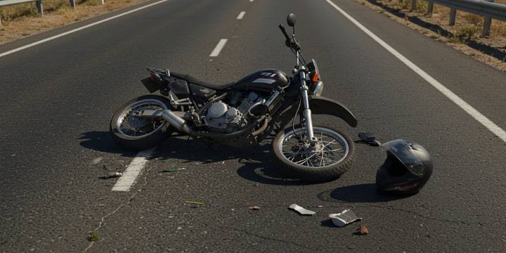 La concesionaria de una autopista tuvo que pagar una indemnización millonaria a una mujer que se accidentó con su moto porque había piedras y maderas en el camino