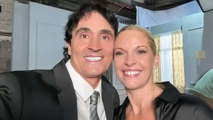 Sebastián Estevanez y Carina Zampini revivieron una escena icónica de Dulce Amor