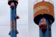 Siblings Left Stranded on Top of 328-Foot Drop Tower Ride at Theme Park: Watch