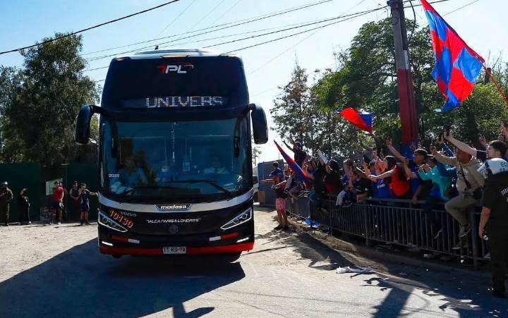 Bus de Universidad de Chile fue apedreado en Rancagua en la previa del partido contra O’Higgins