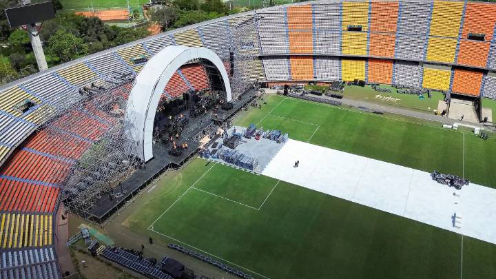 El debate que crece en Colombia: ¿los estadios ya no son para jugar fútbol?