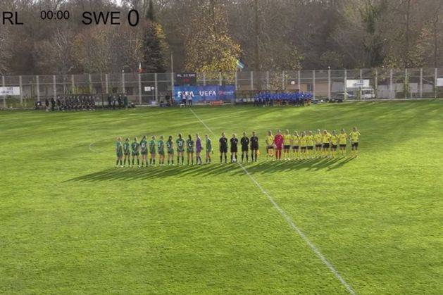 Irish U19 forced to sing Amhrán na bhFiann themselves as organisers play God Save the King by mistake