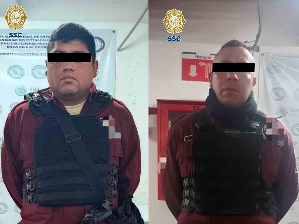 Cae pareja armada en Iztapalapa; portaban una metralleta, una pistola y chalecos balísticos