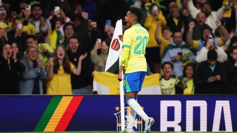 Brazil vs. Senegal final score: Estevao, Casemiro give Selecao friendly win at Emirates Stadium