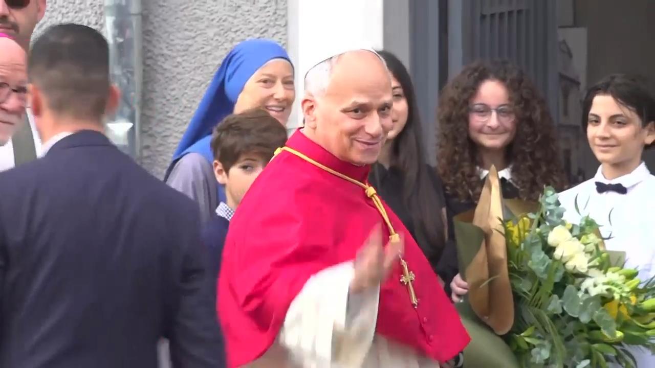 Pope Leo XIV starts second day of his tour of Turkey at Istanbul's Cathedral of the Holy Spirit