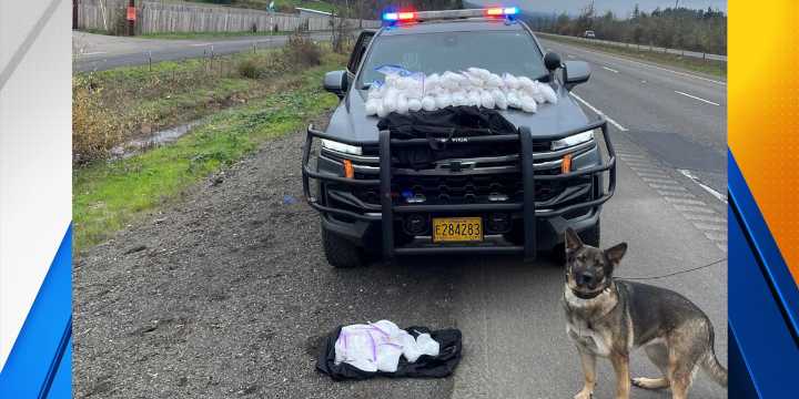 2 arrested after police allegedly find 72 lbs. meth in pickup truck on I