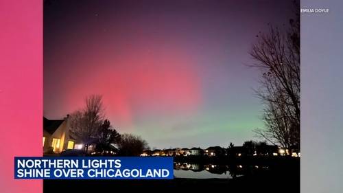 See northern lights tonight Chicago: Illinois aurora borealis visible in South Barrington, Huntley, Oswego, Joliet