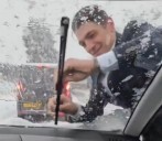 Hungover wedding guests forced to ‘dig their way out’ of venue after becoming snowed in