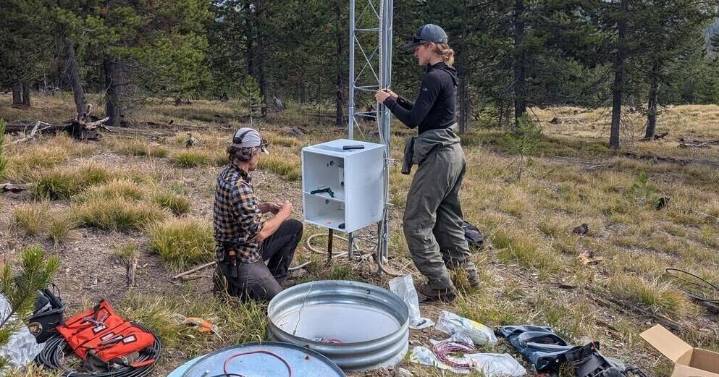 Sinking GPS site in Yellowstone National Park repaired