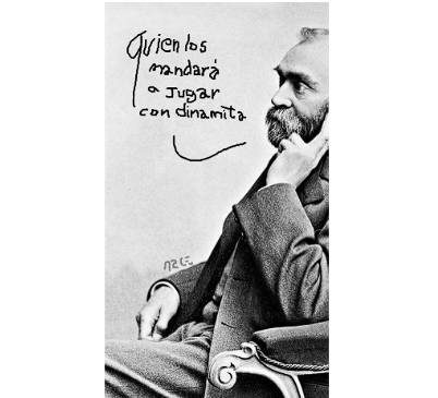 CARICATURA: Jugando con dinamita