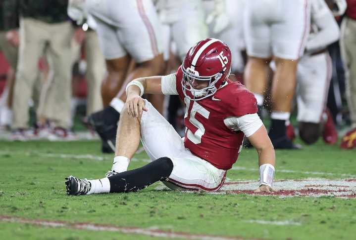 Alabama football: Oklahoma talks Ty Simpson strip