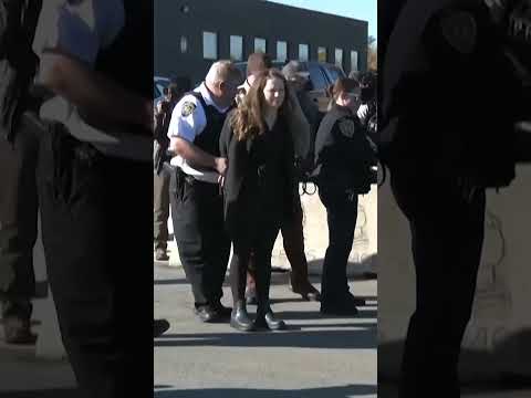 Mothers zip-tied and detained by police while protesting ICE arrest at Chicago daycare #shorts