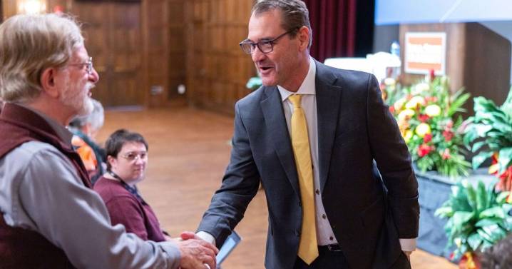 Iowa State president finalist Dr. David Cook answers questions from ISU community