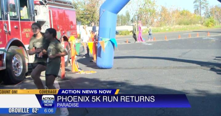 5th annual Phoenix run celebrates resilience on the ridge seven years after the Camp Fire