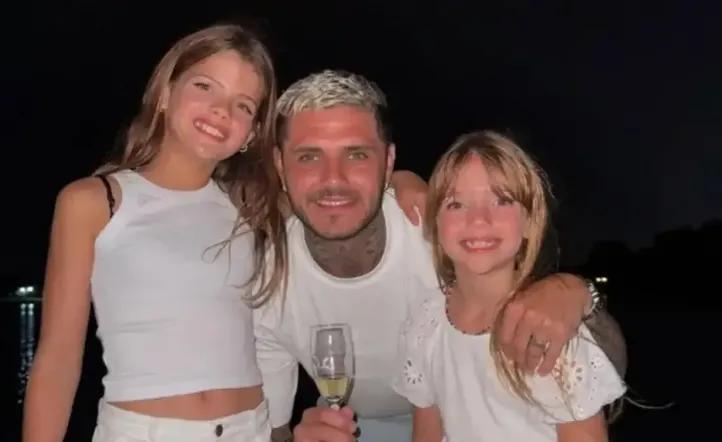 Mauro Icardi volverá a Argentina y se reencontrará con sus hijas después de cinco meses