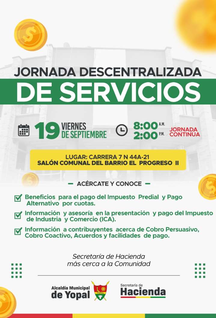 Secretaría de Hacienda llevará jornada de atención al Progreso II