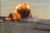 Video.- Se estrella avión al despegar en aeropuerto de Kentucky