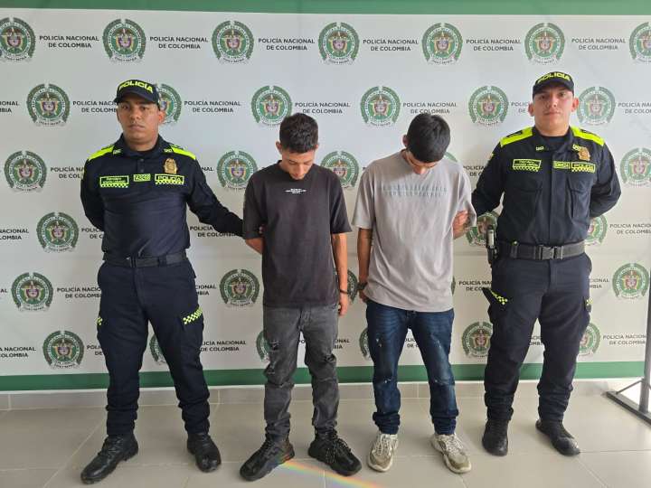 LA SIJÍN CAPTURÓ A ALIAS «EL CHIVO» Y «EL INDIO», RESPONSABLES DE ATRACOS A MANO ARMADA EN YOPAL