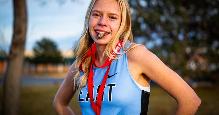 Despite injuries, East junior Maggie Madsen dominated Wyoming high school cross